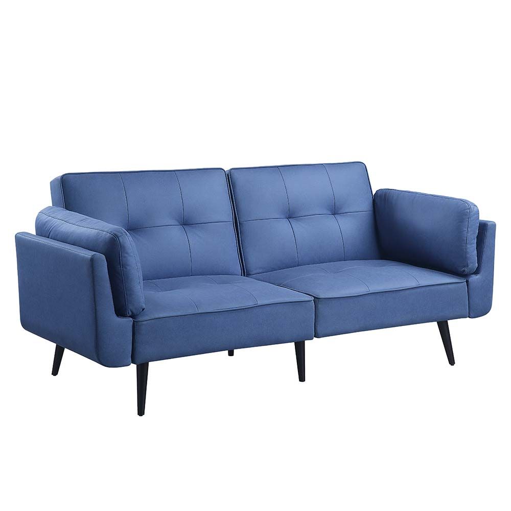 Nafisa Sofa W/movable ottoman BLUE
