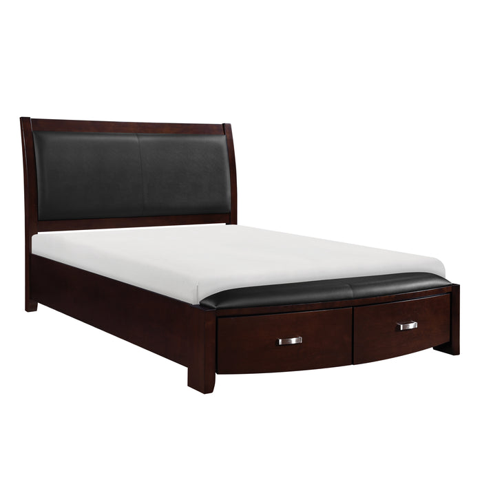 Lyric Queen Platform Storage Bed EXPRESSO