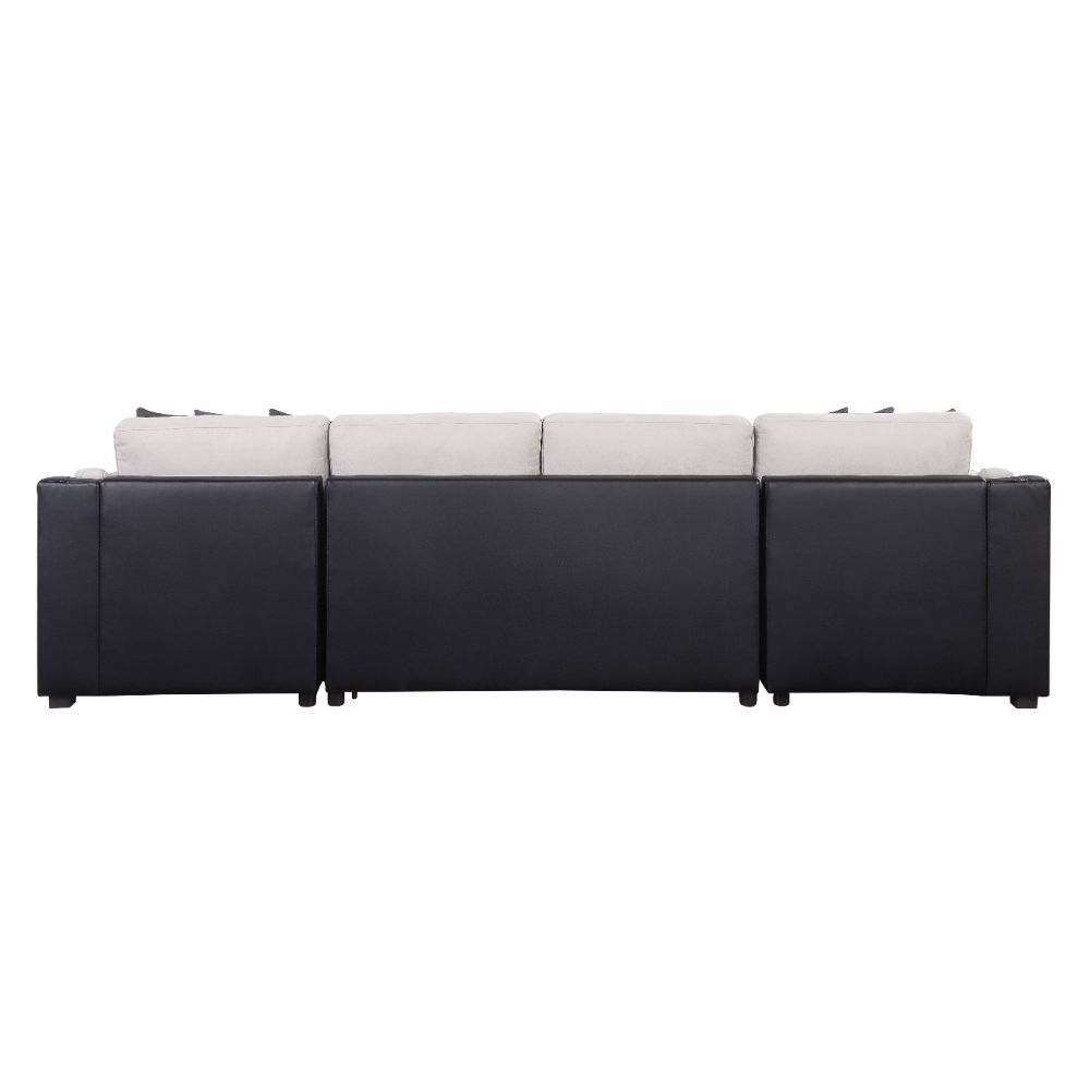 Merril Sectional with Sleeper BEIGE ONLY