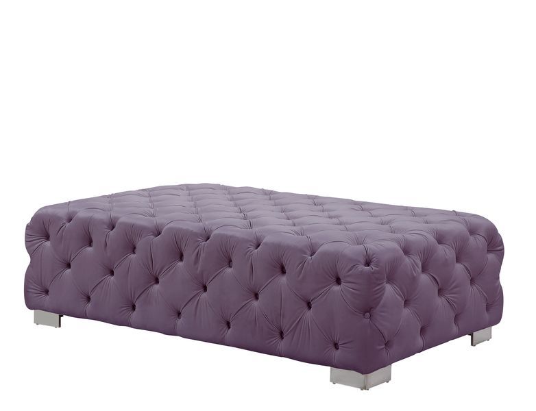 Qokmis Sectional PURPLE VELVET