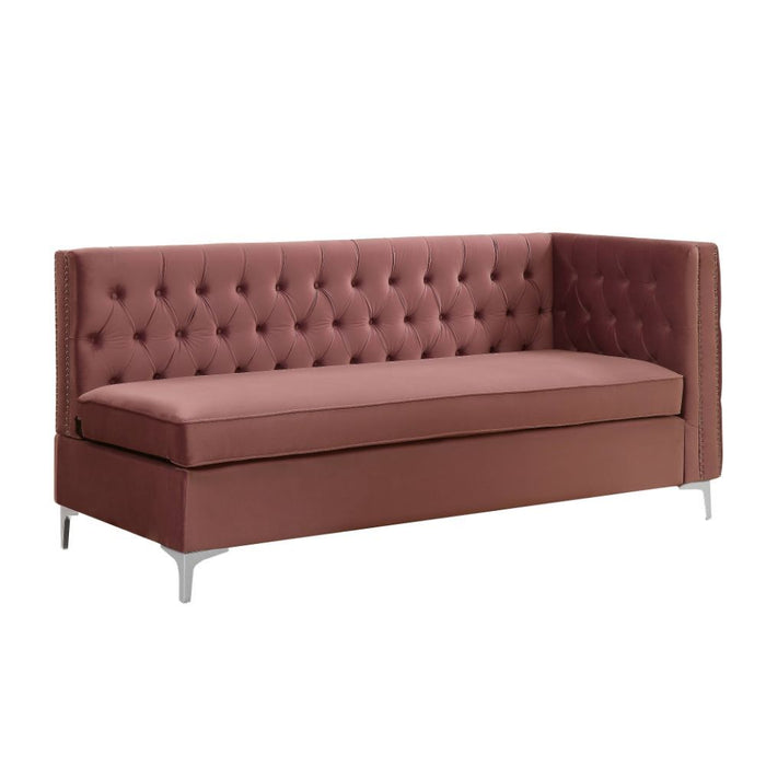 Rhett Sectional CORAL VELVET ONLY