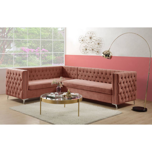 rhett-sectional-coral-velvet-only